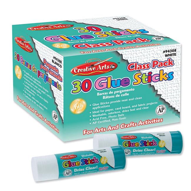 0.28 oz Economy Glue Classpack, Clear - 30 Count - Box of 2