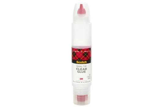 3M Scotch Clear Glue with 2-Way Applicator, 1.6 oz.