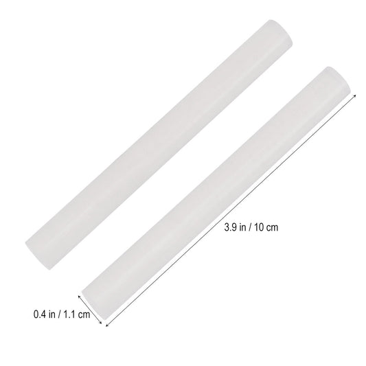 WRISTBIQUE Cylindrical Glue Sticks 10Pcs for Glass and Cardboard Crafting Transparent Thermoplastic Resin