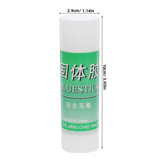 Masteelf 2pcs Solid Glue Sticks Portable White Adhesive Glue For Crafts Diy Projects All Purpose White Glue Sticks DIY Projects Glue Stick