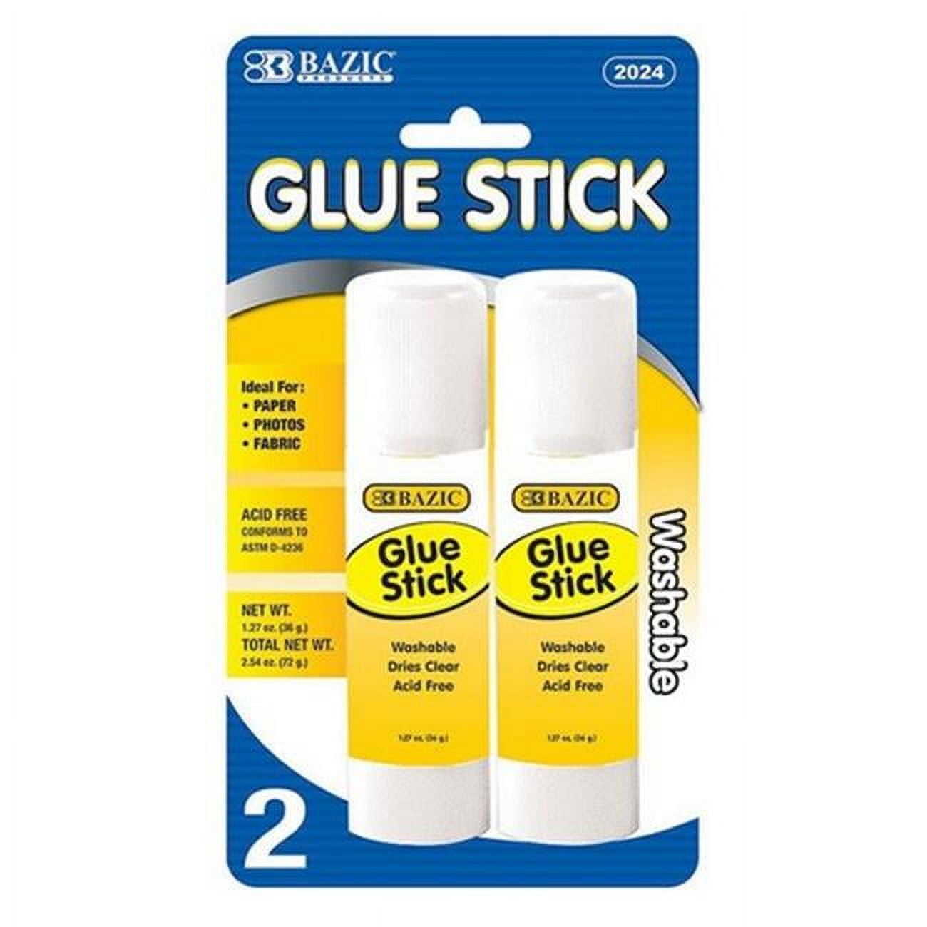 Bazic 2024 BAZIC 36g / 1.27 Oz Jumbo Glue Stick (2/Pack) Case of 24