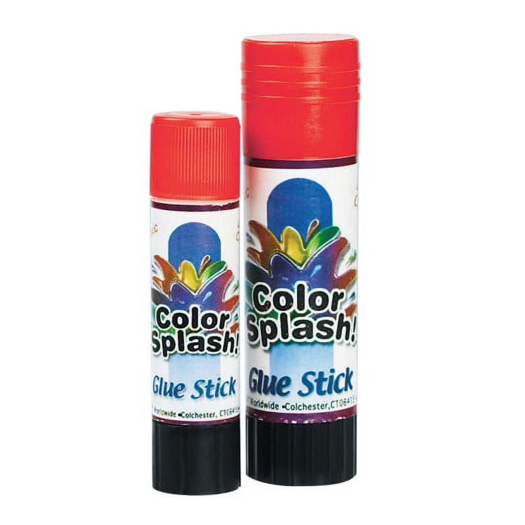 (Price/12 /Pack).29-oz. Color Splash! Glue Stick - Purple