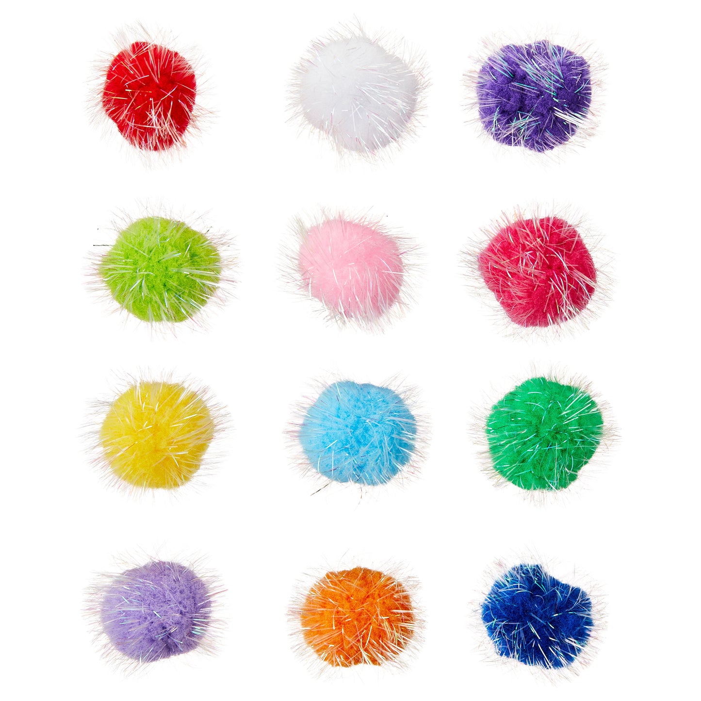 Vibrant Life Sparkle Balls Value Pack, Cat Toys, 12 Count, Multicolor