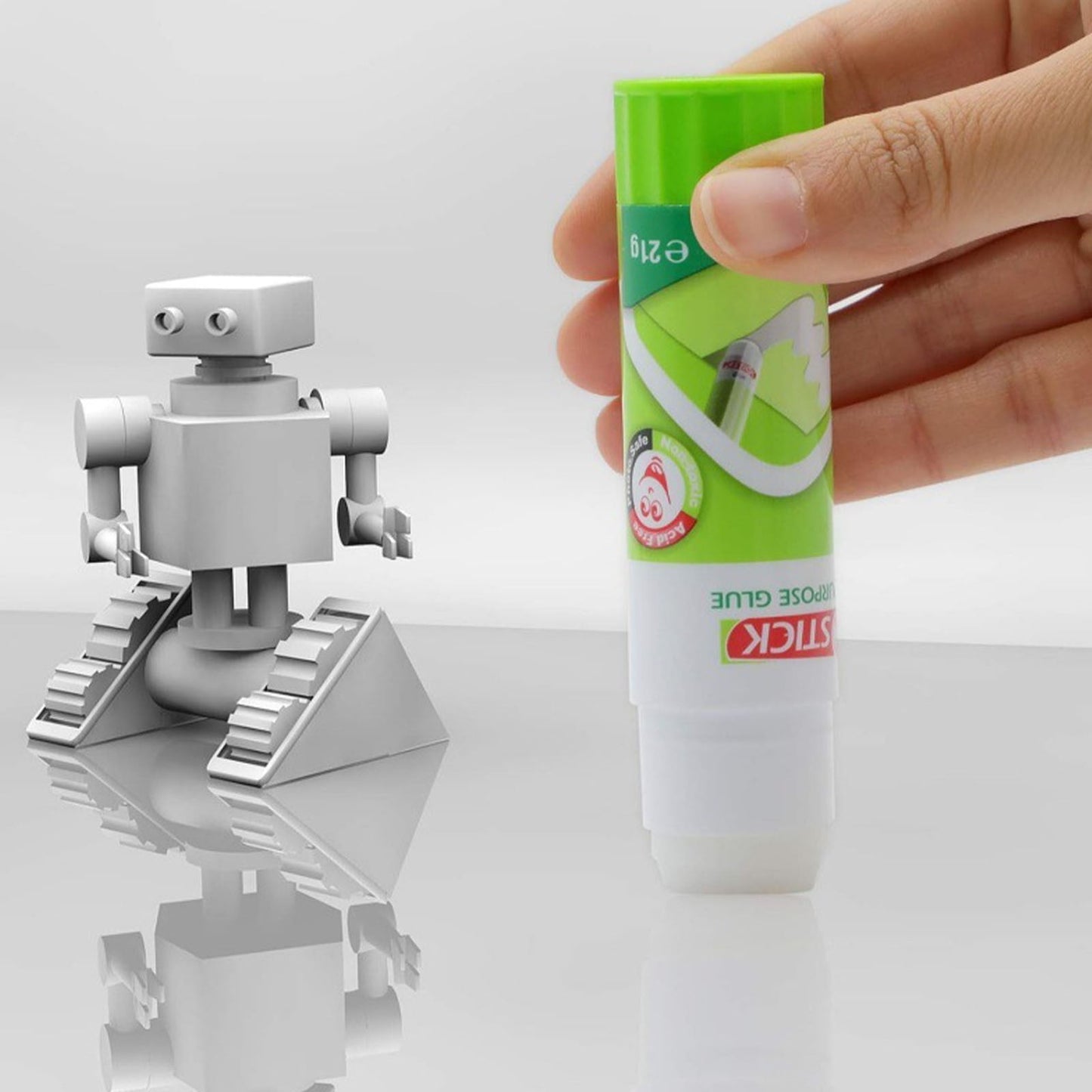 Back To Schol Season! Solid Glue, Glue Sticks Solid Adhesive For Hot Bed Print Filament,Convenient To Carry Solid Adhesive, 1 Glue Stick