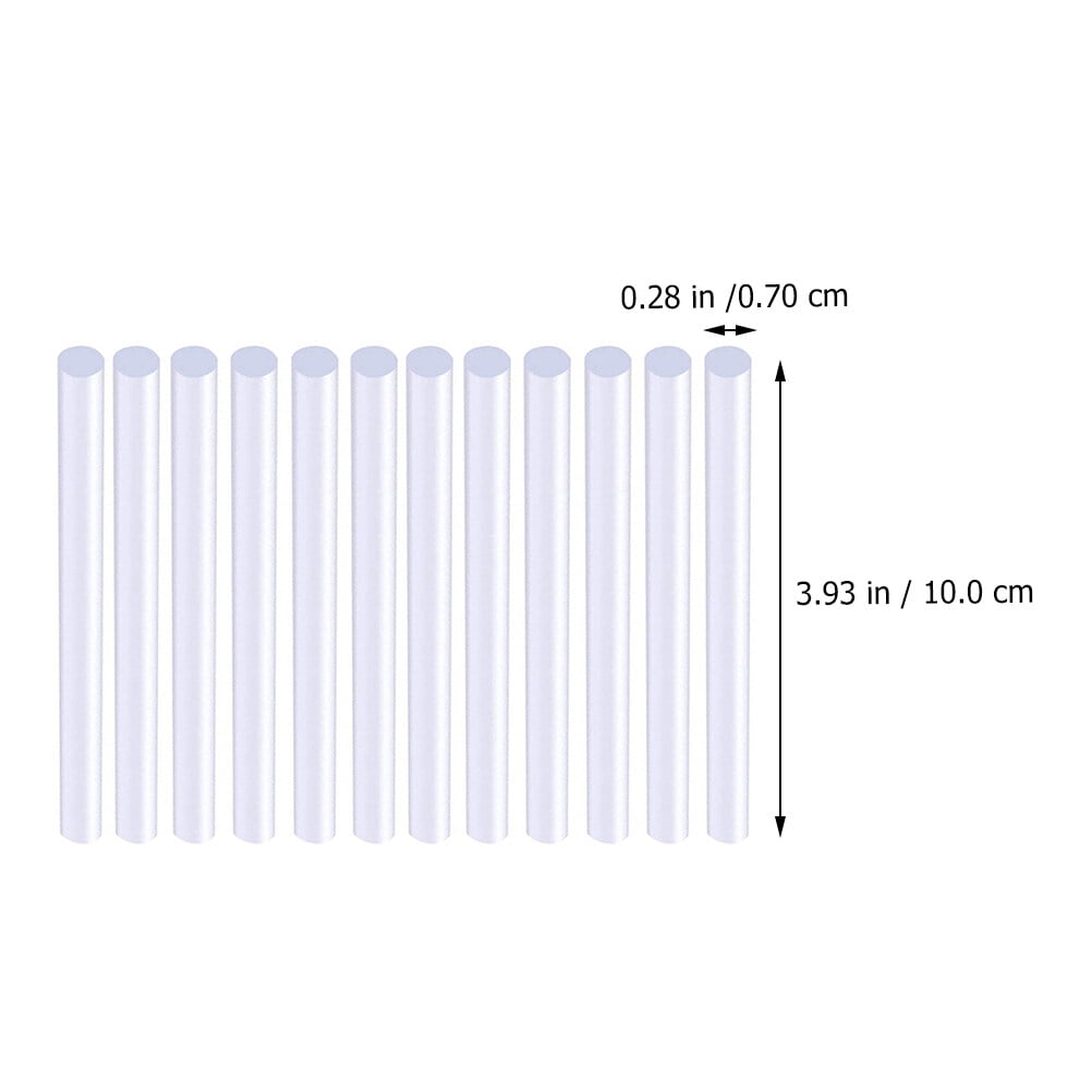 TAILTOSS 70Pcs Flexibility Glue Sticks Resin for DIY Crafts 10x0.7in
