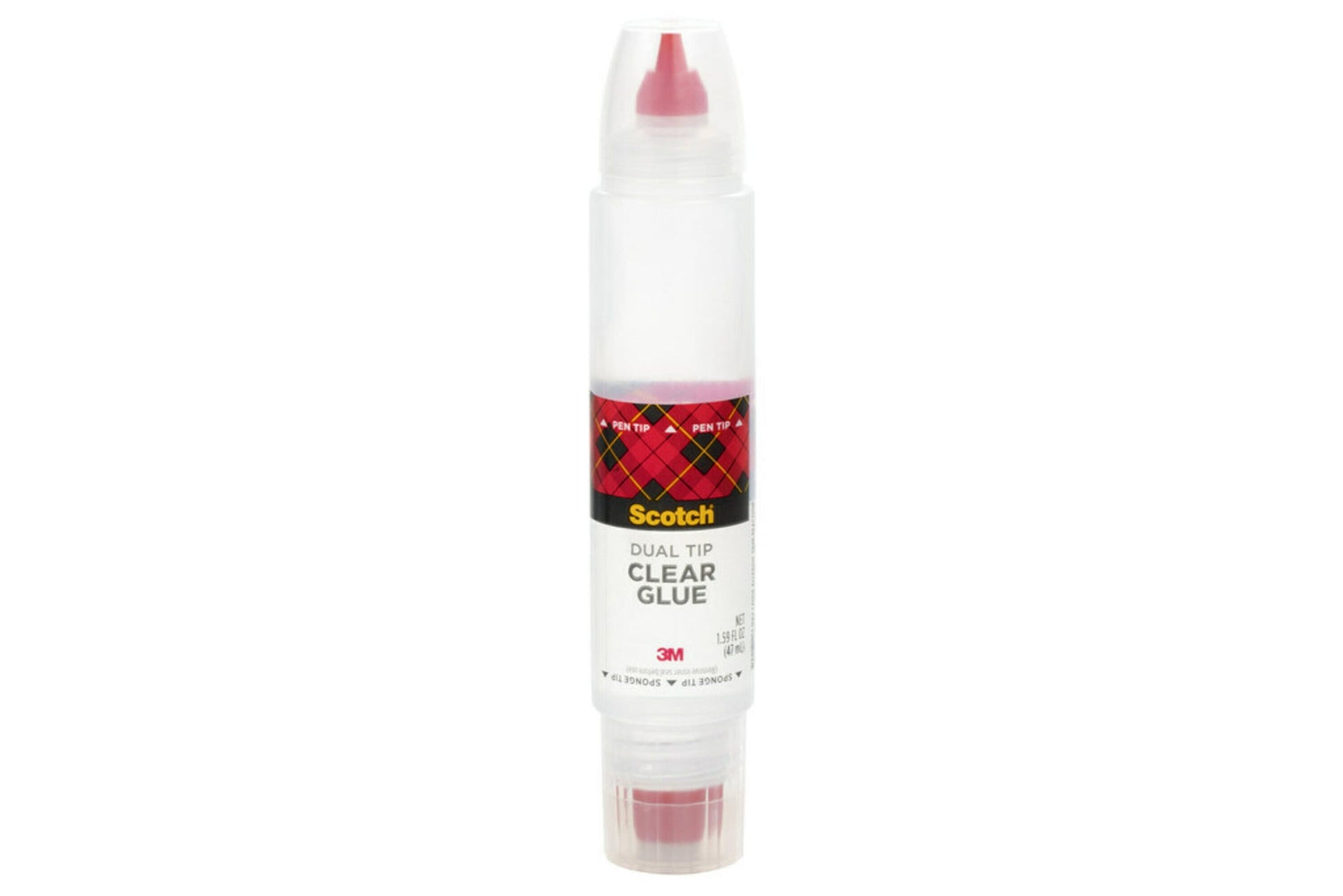 3M Scotch Clear Glue with 2-Way Applicator, 1.6 oz.