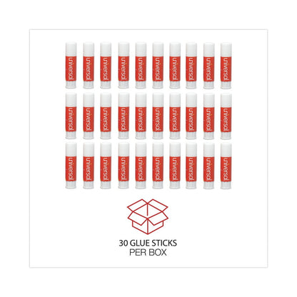 Universal UNV75748VP 0.28 oz. Glue Stick Value Pack - Clear (30/Pack)