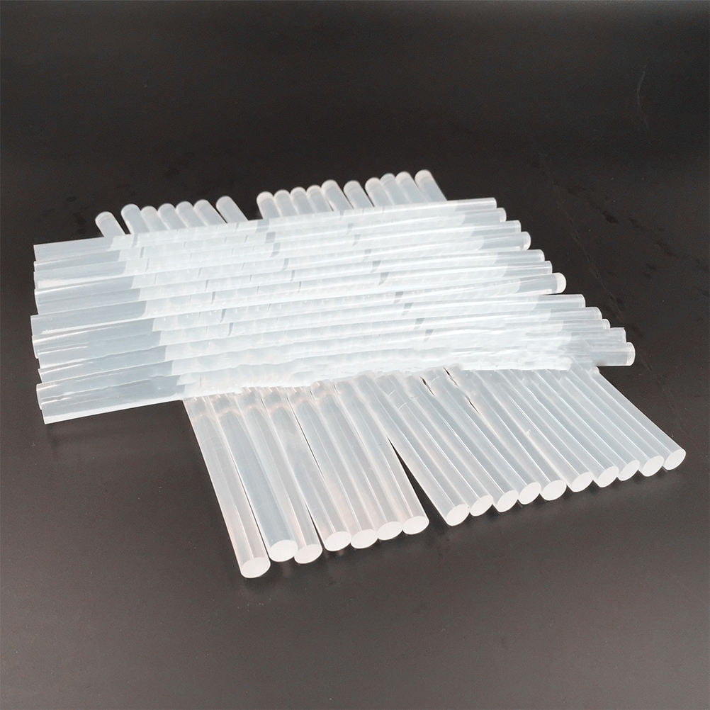 AURARMLET 100PCS Bulk Glue Sticks Clear Thermoplastic Resin for Ceramics