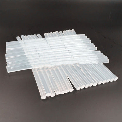 AURARMLET 100PCS Bulk Glue Sticks Clear Thermoplastic Resin for Ceramics