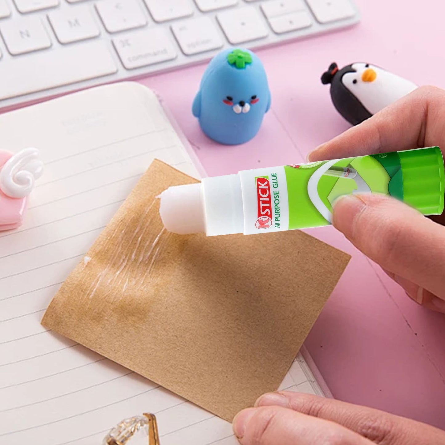 GBAYXJ Glue Sticks Solid Adhesive For Hot Bed Print Filament，Convenient To Carry Solid Adhesive(Color:Green)