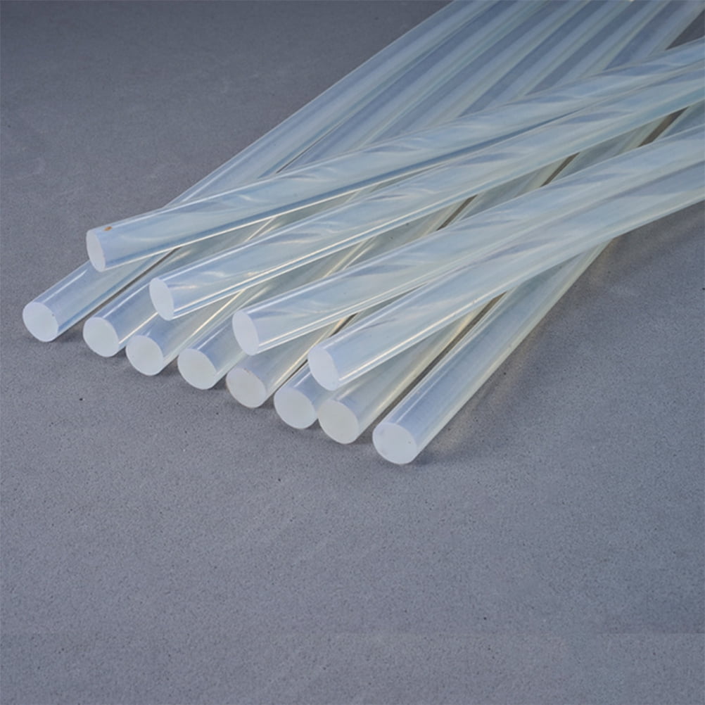 AURARMLET 100PCS Bulk Glue Sticks Clear Thermoplastic Resin for Ceramics