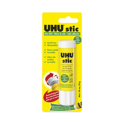 Uhu Stic Glue Stick, Clear, .74 oz.