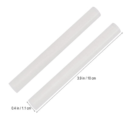 WRISTBIQUE Cylindrical Glue Sticks 10Pcs for Glass and Cardboard Crafting Transparent Thermoplastic Resin