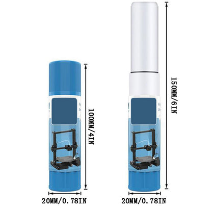 Three Dimensional Printers Glue Sticks, Three Dimensional Printers Solid Adhesive, PVP Solid Glue for Heat Bed, PVP Solid Glue Sticks for Three Dimensional Printers, Hot Bed Removing Printing Models