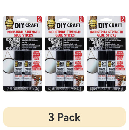 (3 pack) Aleene’s DIY Craft Industrial Strength Glue Sticks, 2 - .28 oz