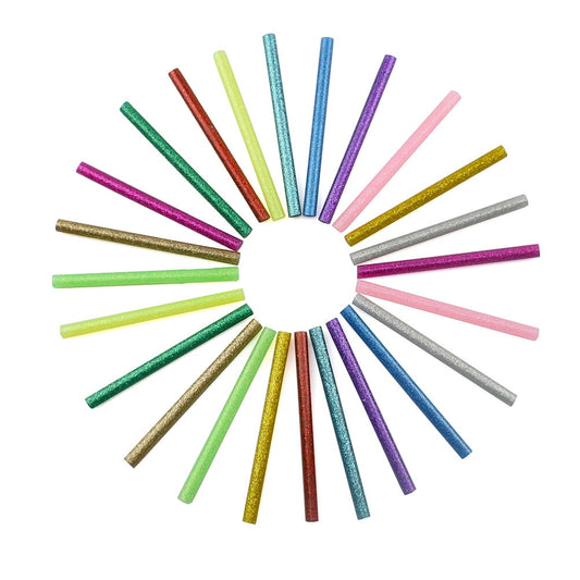 Soimiss 60pcs Model Glue for Miniatures Hot Glue Assorted Color for Craftsmen Filling Home