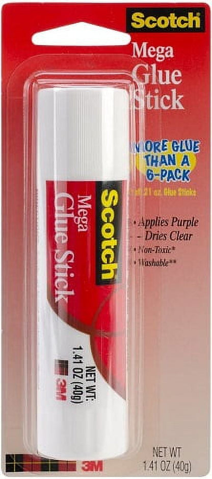 3M (6108-MEGA) Mega Purple Glue Stick 6108-MEGA, 1.4 oz [36 EACHS]