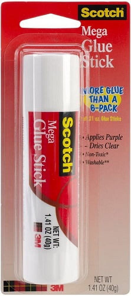 3M (6108-MEGA) Mega Purple Glue Stick 6108-MEGA, 1.4 oz [36 EACHS]
