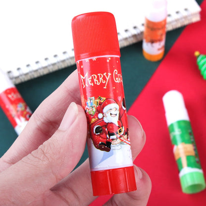 YIGSECU Solid Glues Sticks Washable, Fast Drying Gluesticks Christmas Stationery for Scrapbooking Card Making Packing