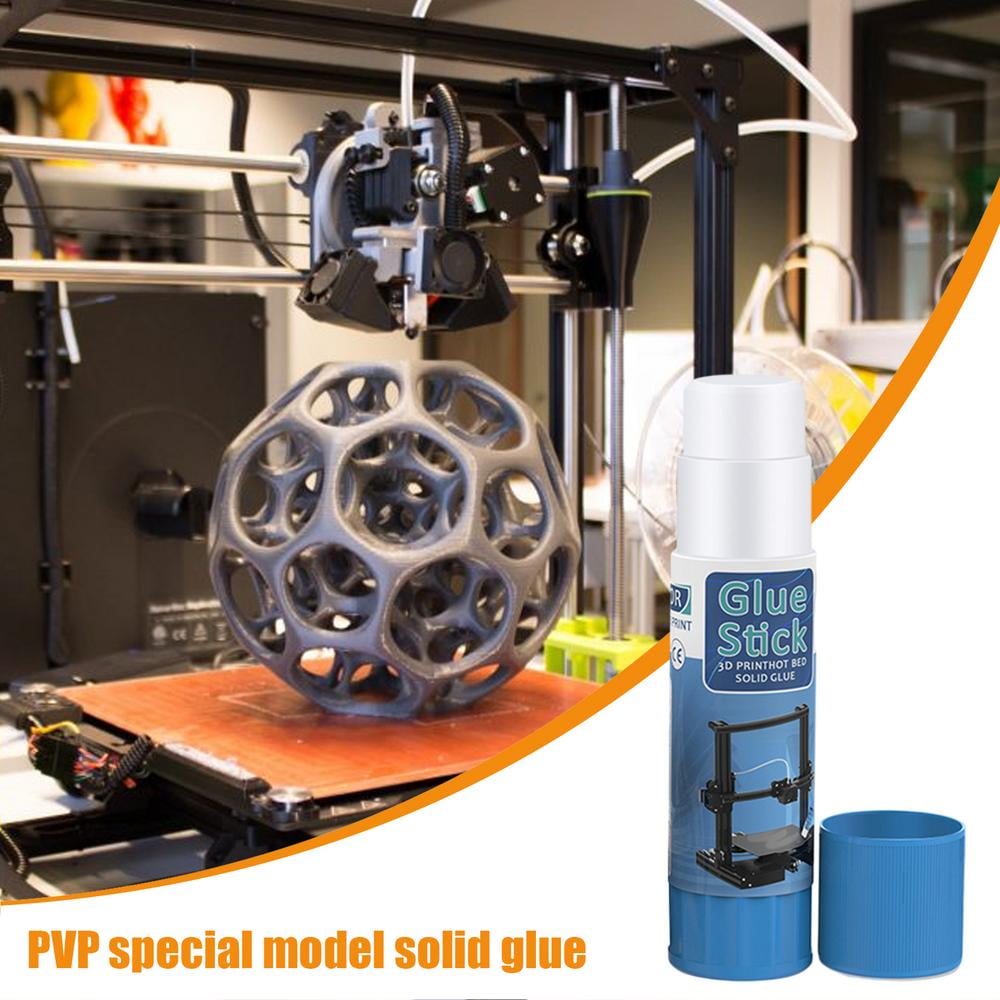 Wakfran Glue Stick for 3D Printing Hot Bed Plate Bed Weld Glue Sticks Adhesive Glue for 3D Printer Solid 3D Print Glue Stick Safe Hot Bed Print Solid Adhesive kindly