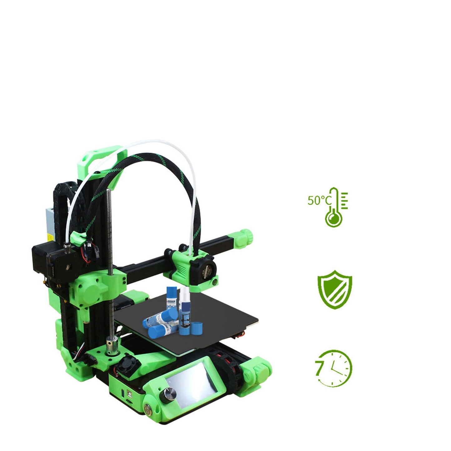 3D Printer Adhesive Solid Glue Stick | PVP Water-Soluble for Hot Bed Glass PEI Aluminum | Prevents Warping & Curling | Multi-Surface Easy Clean | 100+ Prints | 1 Pack