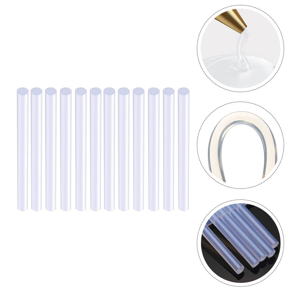 TAILTOSS 70Pcs Flexibility Glue Sticks Resin for DIY Crafts 10x0.7in