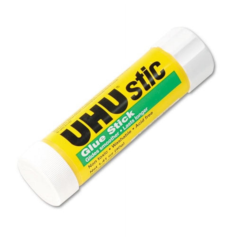Stic Permanent Glue Stick, 1.41 Oz, Applies And Dries Clear | Bundle of 5 Each