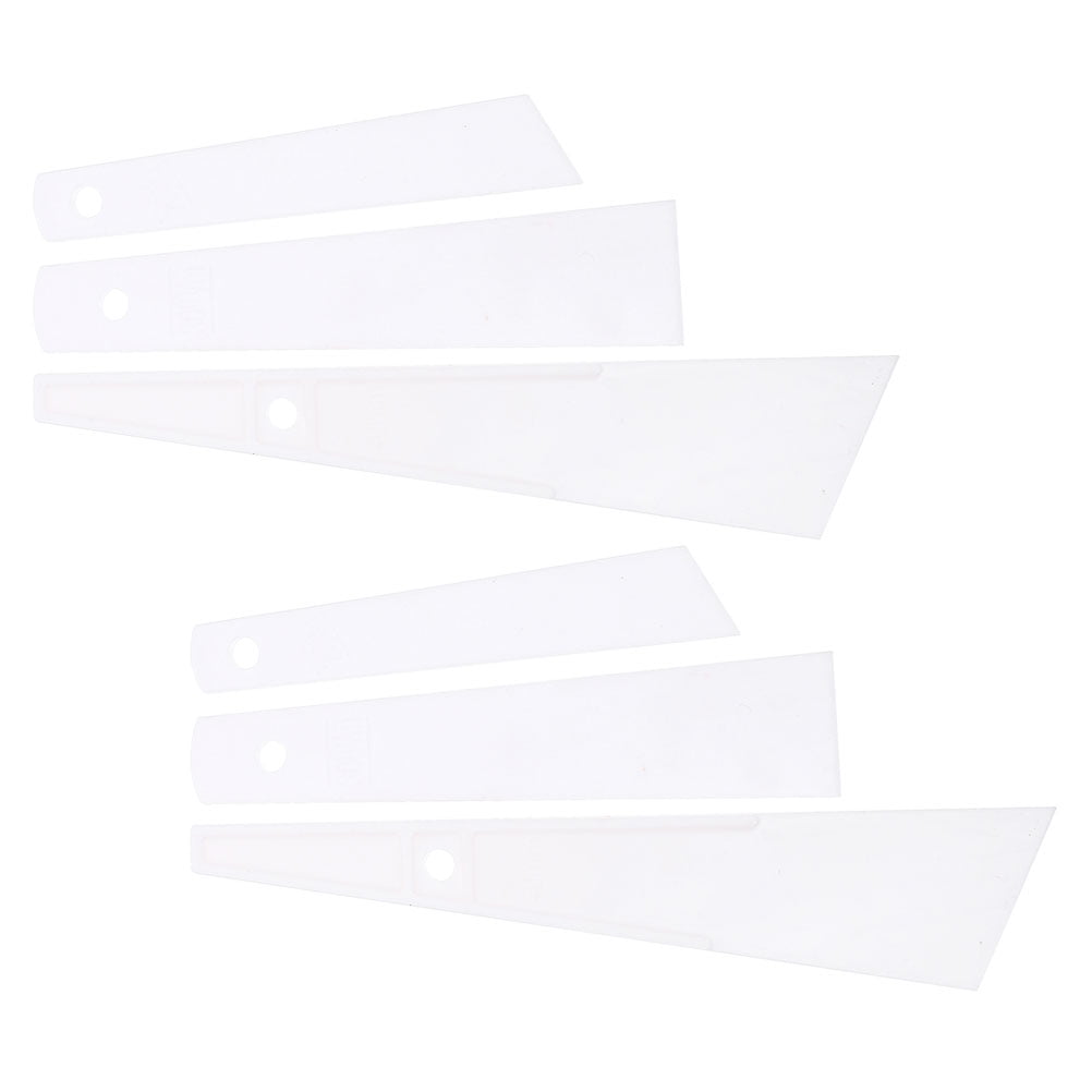 FONDOTIN Plastic Glue Smear Stick Glue Smear Sticks White for DIY Tools 2 Sets