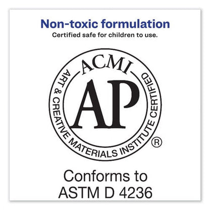 10PK Avery Clear Application Permanent Glue Stic, 1.27-oz., Stick