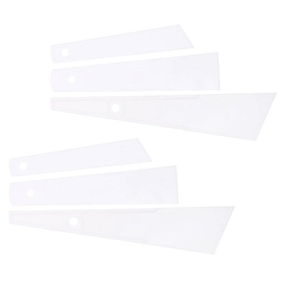 FONDOTIN Plastic Glue Smear Stick Glue Smear Sticks White for DIY Tools 2 Sets