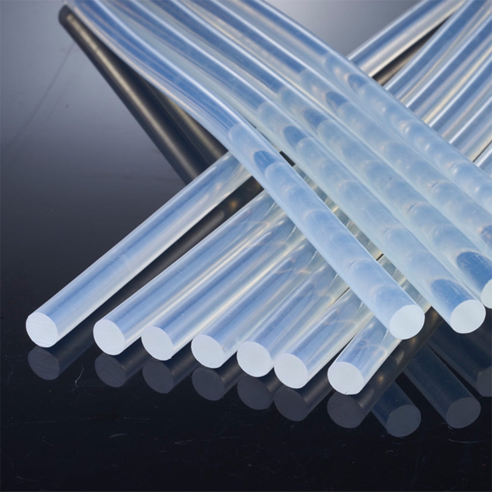 AURARMLET 100PCS Bulk Glue Sticks Clear Thermoplastic Resin for Ceramics