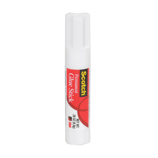 Scotch Permanent Glue Sticks, .28oz Sticks, 48pk.