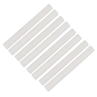 WRISTBIQUE Cylindrical Glue Sticks 10Pcs for Glass and Cardboard Crafting Transparent Thermoplastic Resin