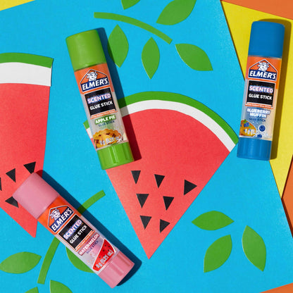 ( 4 Pack ) Elmer’s Scented Glue Sticks Variety Pack, Safe, Non-toxicSchool Glue, 6 Gram, 12 Count, 1 Hour Dry