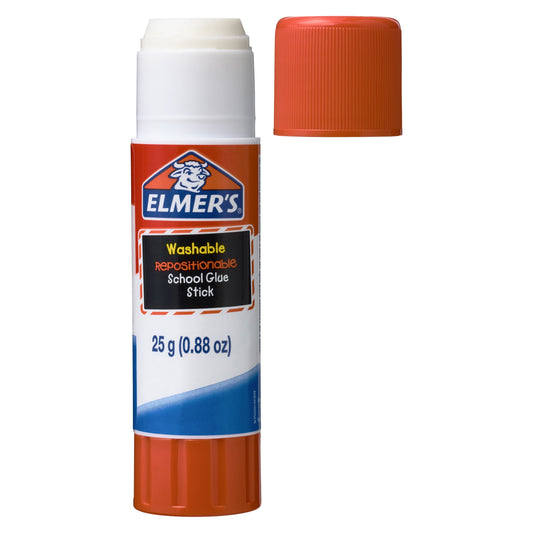 12 Pack: Elmer’s® Washable Repositionable School Glue Stick