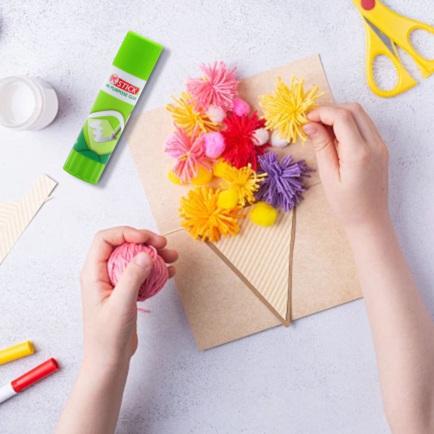 Blekii Solid Adhesive Glue Sticks – Convenient Carry-for Hot Bed 3D Print Filament glue stick