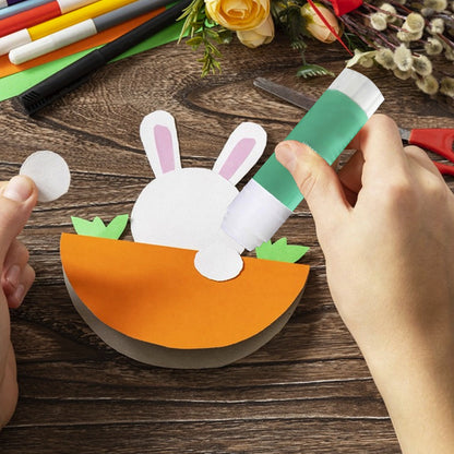 12Pcs Glue Sticks,White Strong Hold Glue Sticks,Easy Stick,Quickly Drying,Scrapbooking Supplies for Home,Activity and Office