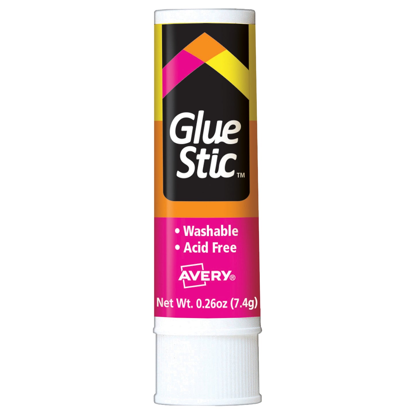 Avery Glue Stic, Nontoxic, Permanent, 0.26 oz., 1 Stick