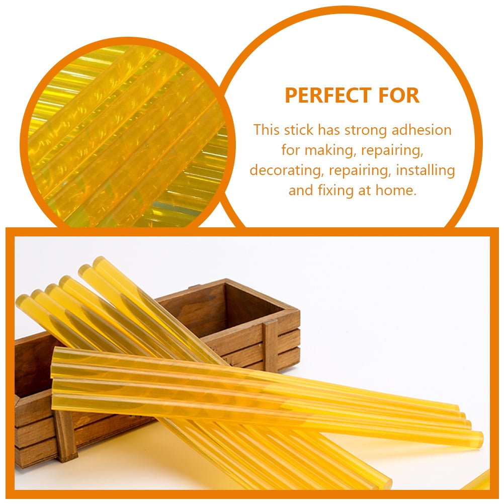 RENACLIPY Strong Adhesive DIY Glue Sticks Polyamide Yellow for Craftsmen in Card Making 1Pcs