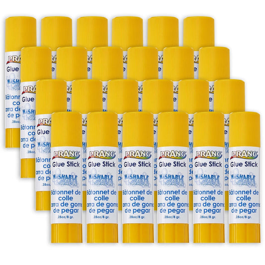 Prang Washable Glue Stick .28 oz. Pack of 24 (DIX15083-24)
