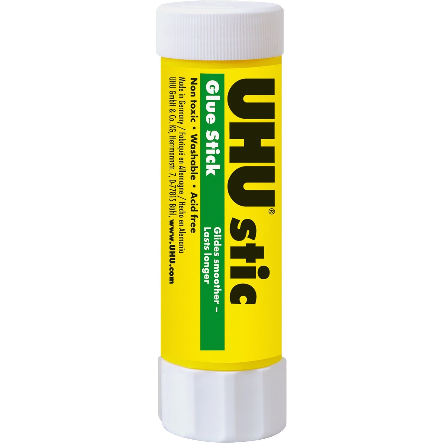 Saunders, STD99655, UHU stic Washable Glue Stick, 12 / Box, White