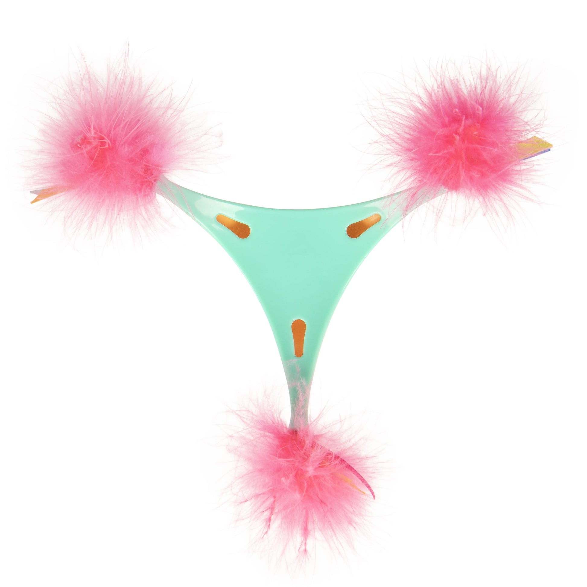 SmartyKat Swat 'N Spin Interactive Cat Toy for Exercise & Stimulation, Medium, Blue