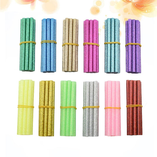 Soimiss 60pcs Model Glue for Miniatures Hot Glue Assorted Color for Craftsmen Filling Home