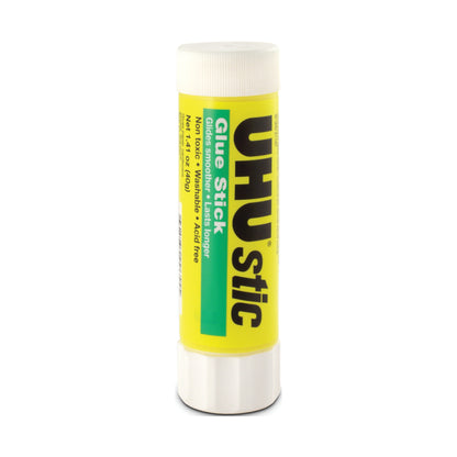 Stic Permanent Glue Stick, 1.41 Oz, Applies And Dries Clear | Bundle of 5 Each
