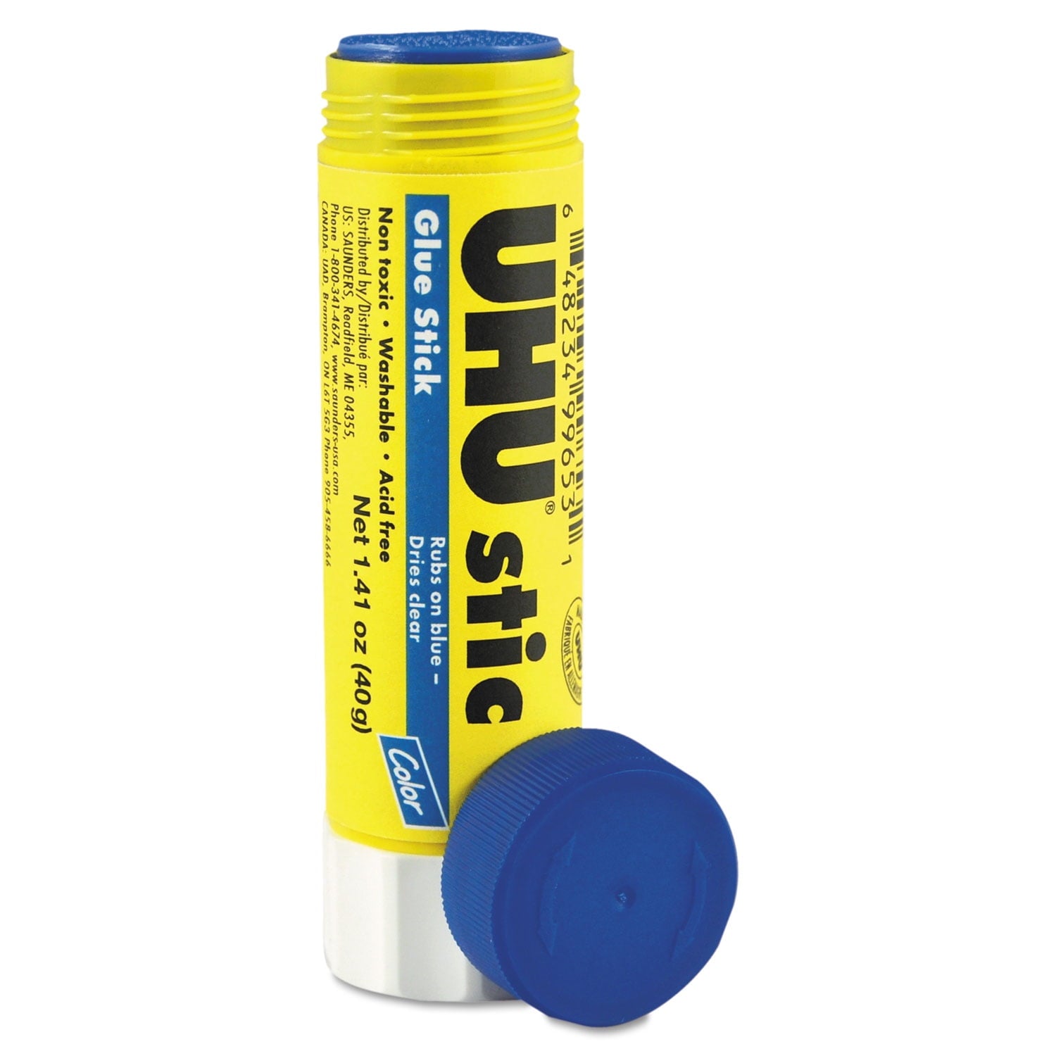 Uhu Stic Glue Stick, Blue, 1.41 oz.