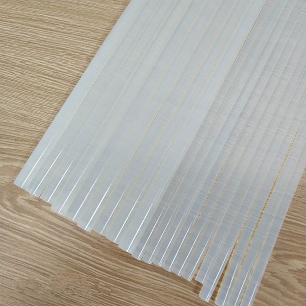 AURARMLET 100PCS Bulk Glue Sticks Clear Thermoplastic Resin for Ceramics
