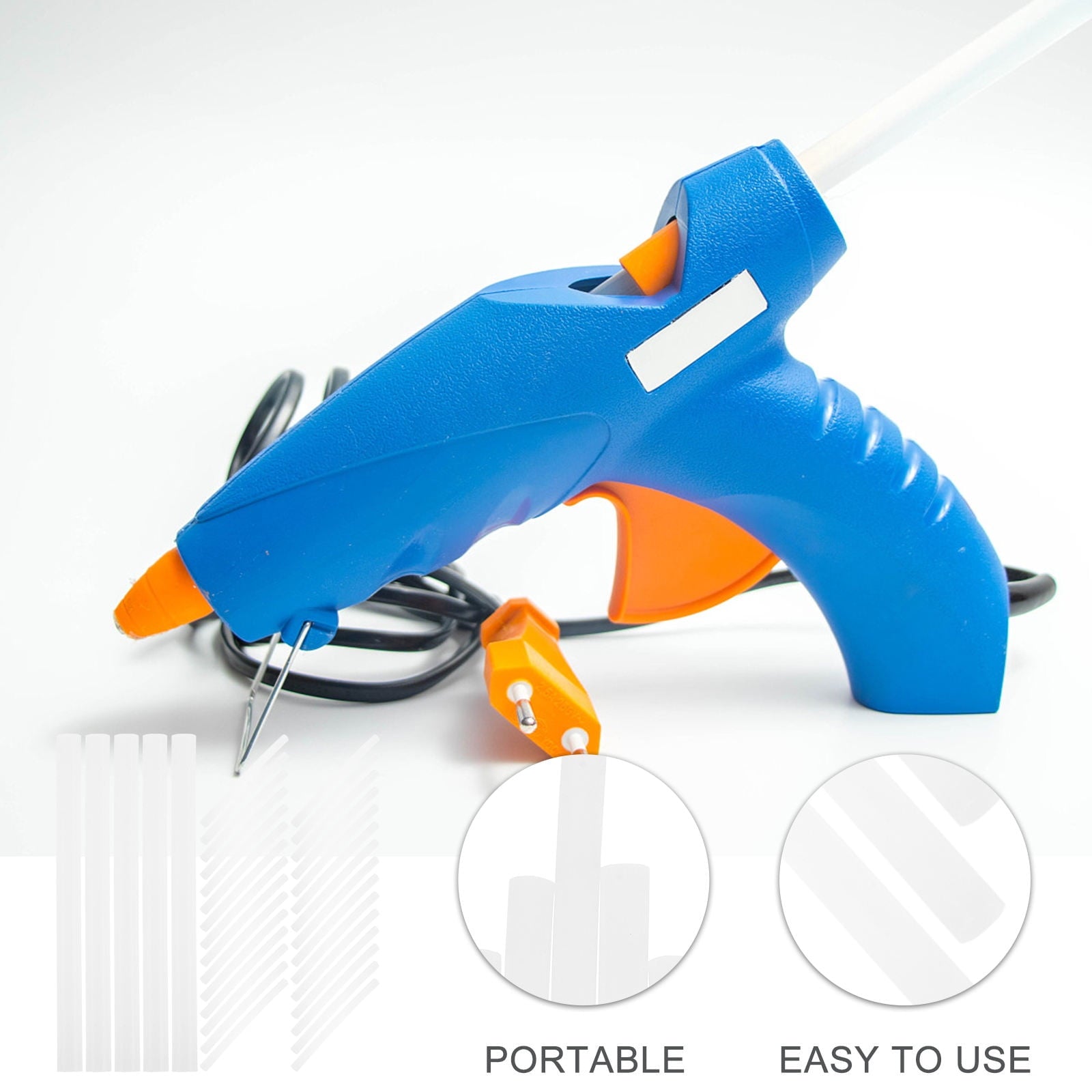 Supvox Glue Rods Hot Glue Sticks Resin Easy to Melt Toy Making 100Pcs