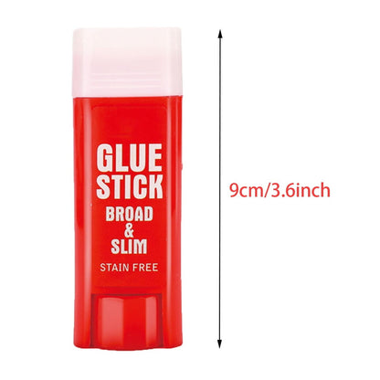 Big Deal! Veeogra Transparent Solid Glue Handmade Glue Stick Material 's Transparent Glue Stick Student Stationery,Red