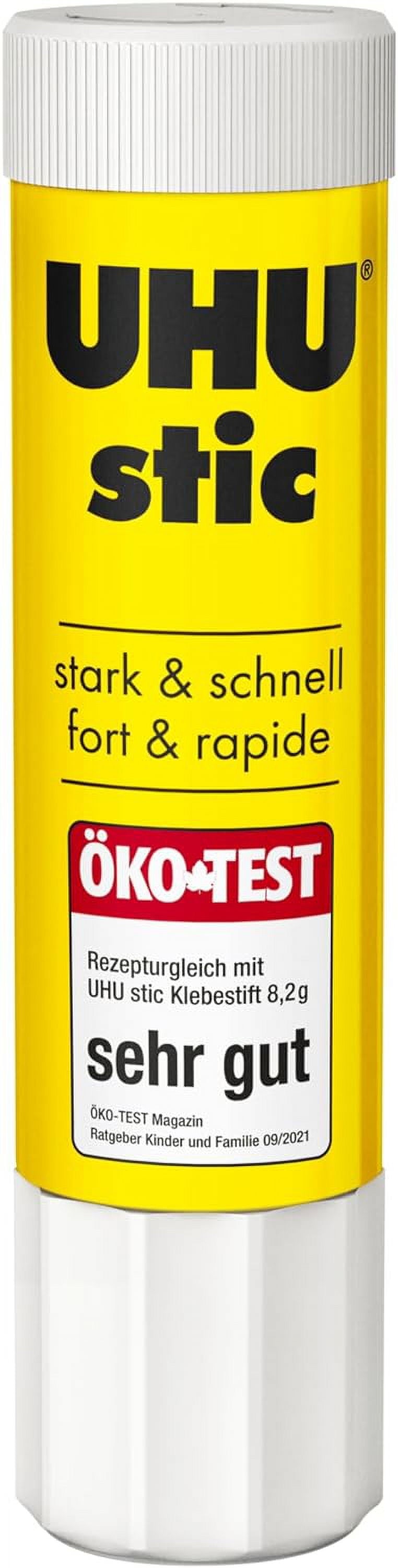 UHU Stic Glue Stick Solid Washable Non-Toxic 21g Ref [Pack of 12]