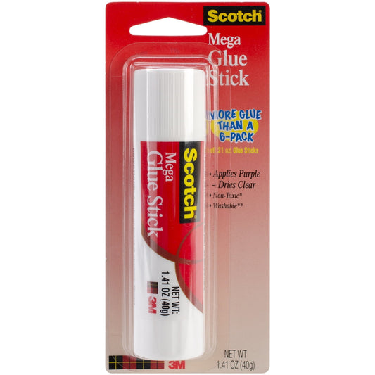 3M Scotch Mega Glue Stick, 1.41 oz.